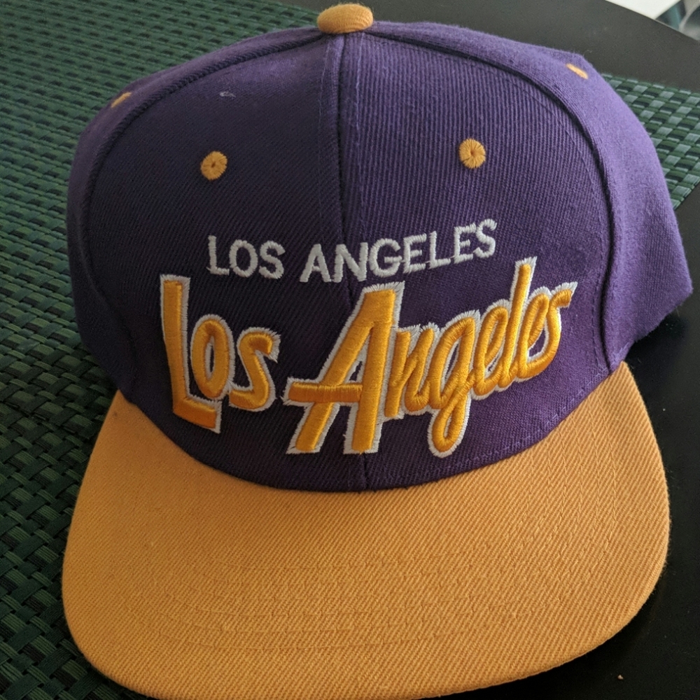 New (w/o tags) Los Angeles Purple and Gold Cap